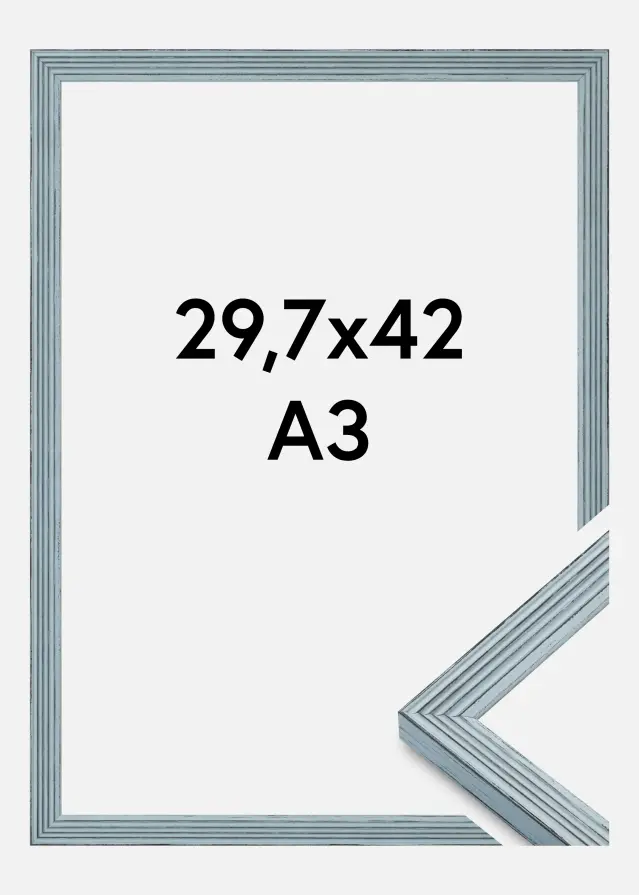 Cadre Tosca Verre acrylique Bleu 29,7x42 cm (A3)