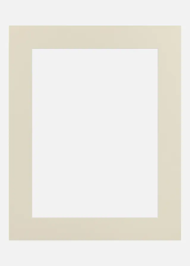 Passe-partout Half & Half (noyau blanc) 50x70 cm (41x58,4 - A2)