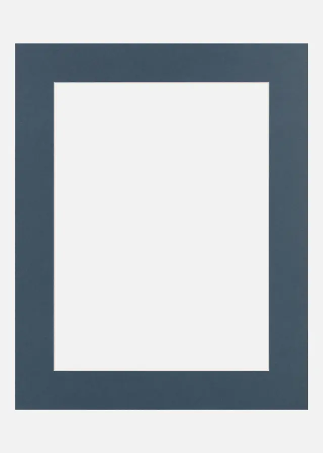 Passe-partout Blue Monday (noyau blanc) 50x70 cm (39x59)