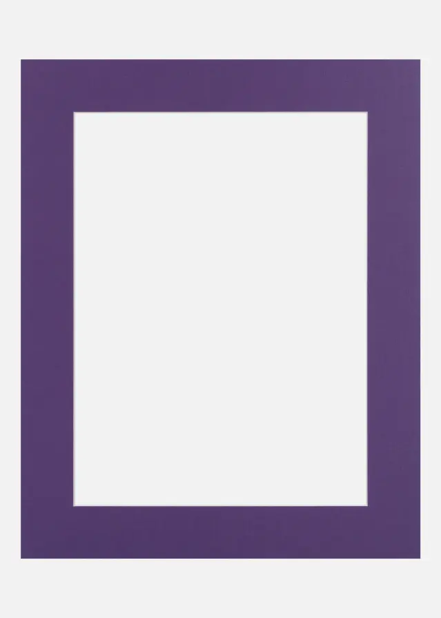 Passe-partout Purple Iris (noyau blanc) 50x70 cm (41x58,4 - A2)