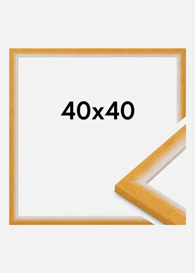Cadre Cornwall Verre Acrylique Or 40x40 cm