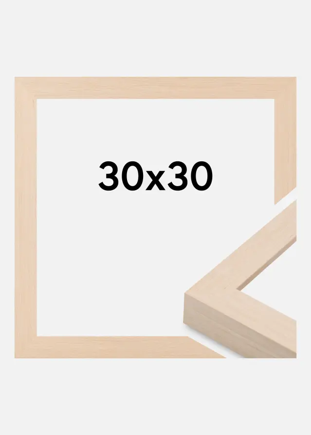 Cadre Cotswold Verre Acrylique Ivoire 30x30 cm