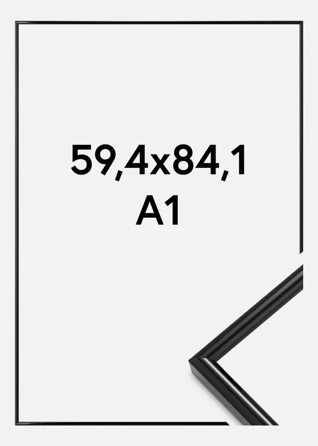 Cadre Galeria Verre Acrylique Noir 59,4x84,1 cm (A1)