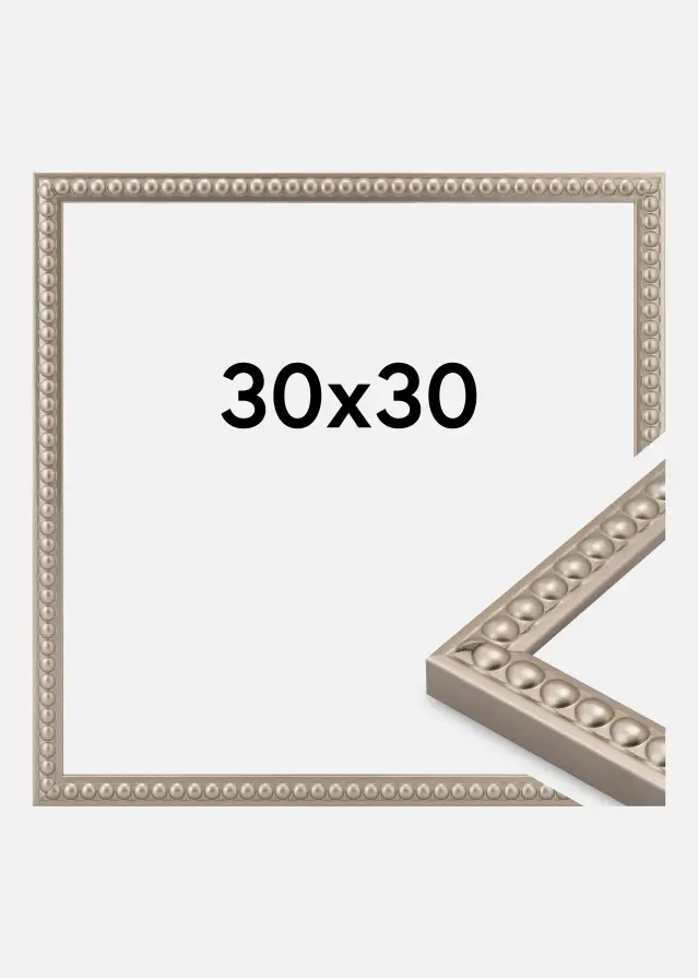 Cadre Perla Verre Acrylique Champagne 30x30 cm