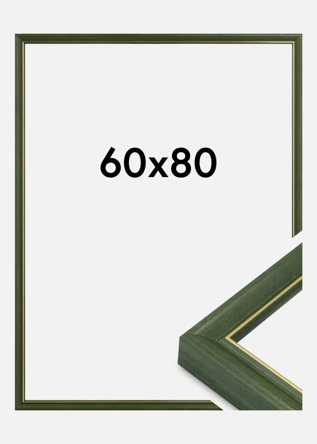 Cadre Canterbury Verre Acrylique Vert 60x80 cm