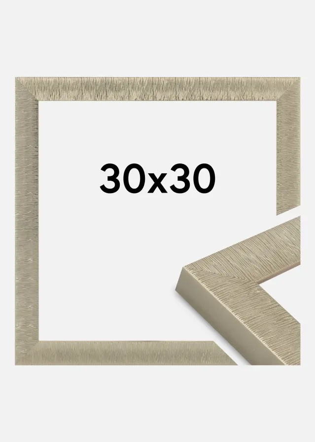 Cadre Sahara Verre Acrylique Champagne 30x30 cm