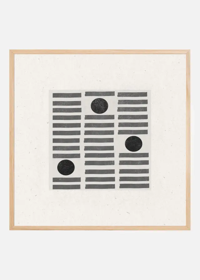 Lines and Circles Poster