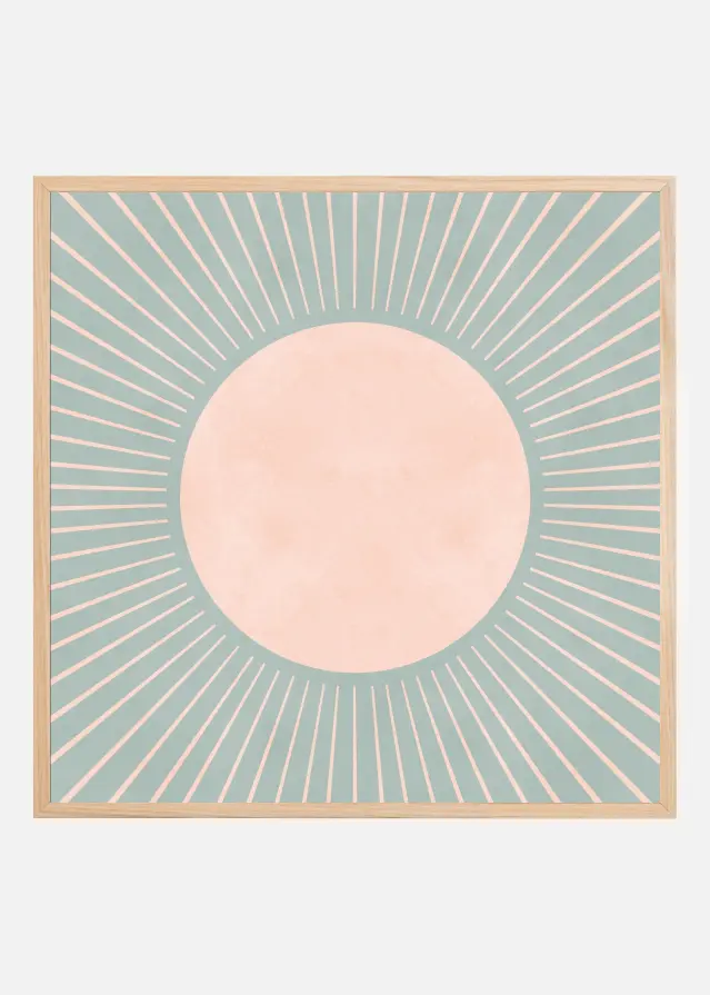 Soft Beige Circle Poster