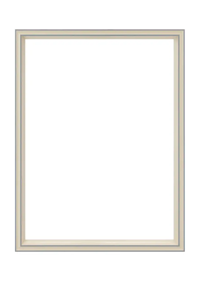 Cadre Riga Verre Acrylique Stone White / Bluish Grey 29.7x42 cm (A3)