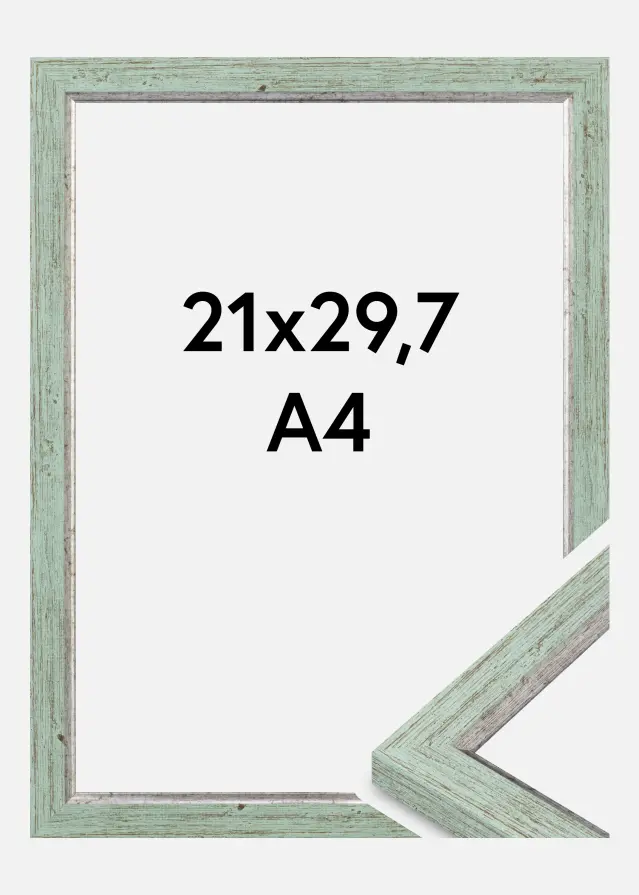 Cadre Whitby Verre Acrylique Vert 21x29,7 cm (A4)