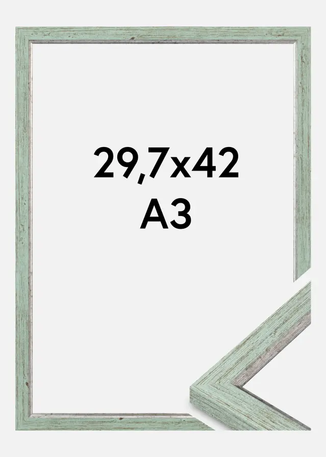 Cadre Whitby Verre Acrylique Vert 29,7x42 cm (A3)