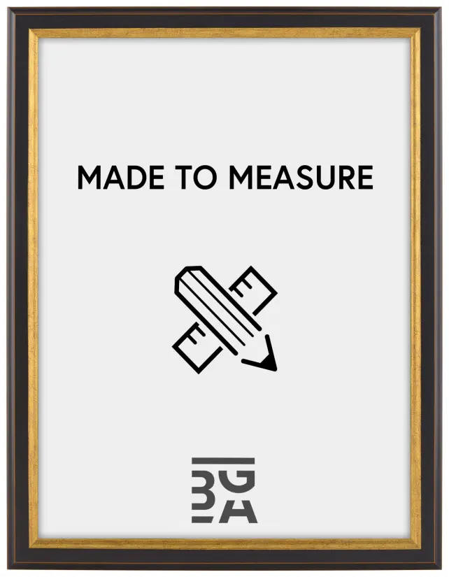 Cadre Nyhyttan Marron / Or - Taille au choix