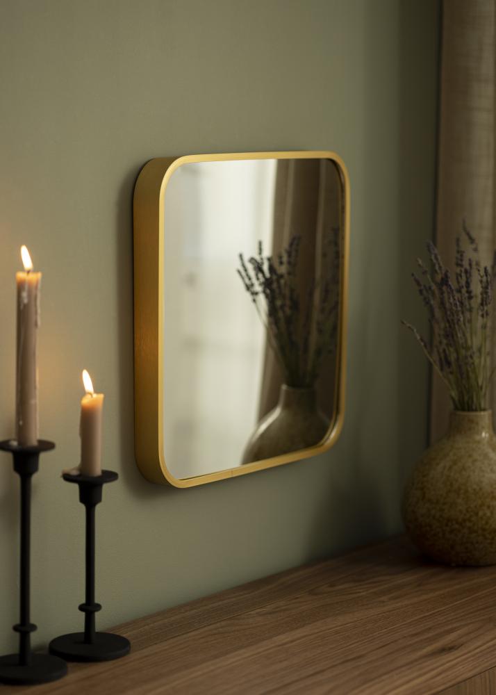 KAILA Miroir Deep Retro - Brushed Gold 41x41 cm