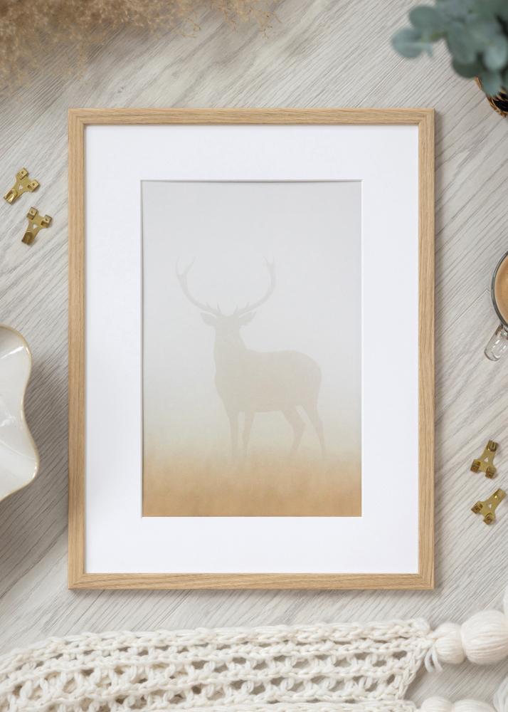 Cadre Edsbyn Verre Acrylique Chêne 9x11 cm