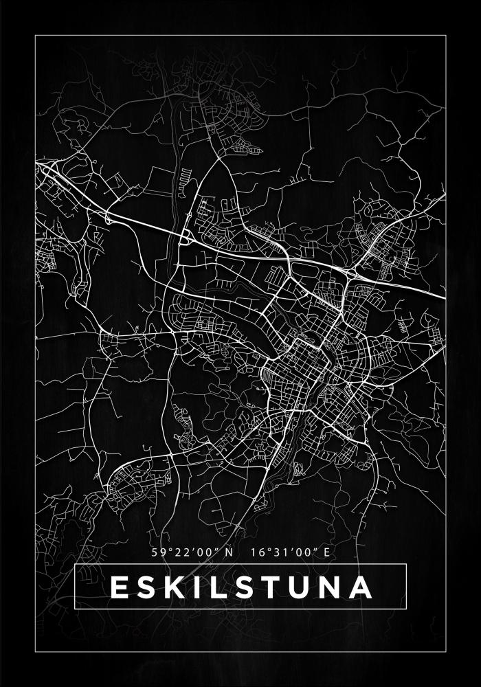 Map - Eskilstuna - Black