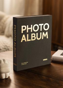 KAILA PHOTO ALBUM Black - Coffee Table Photo Album (60 Pages Noires)