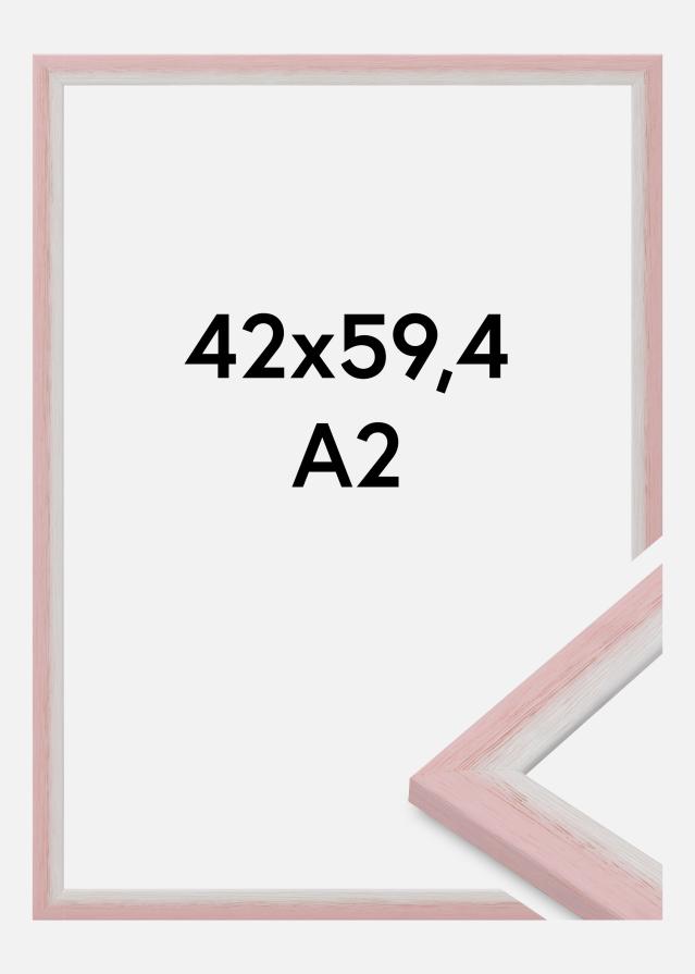 Cadre Cornwall Verre Acrylique Rose 42x59,4 cm (A2)