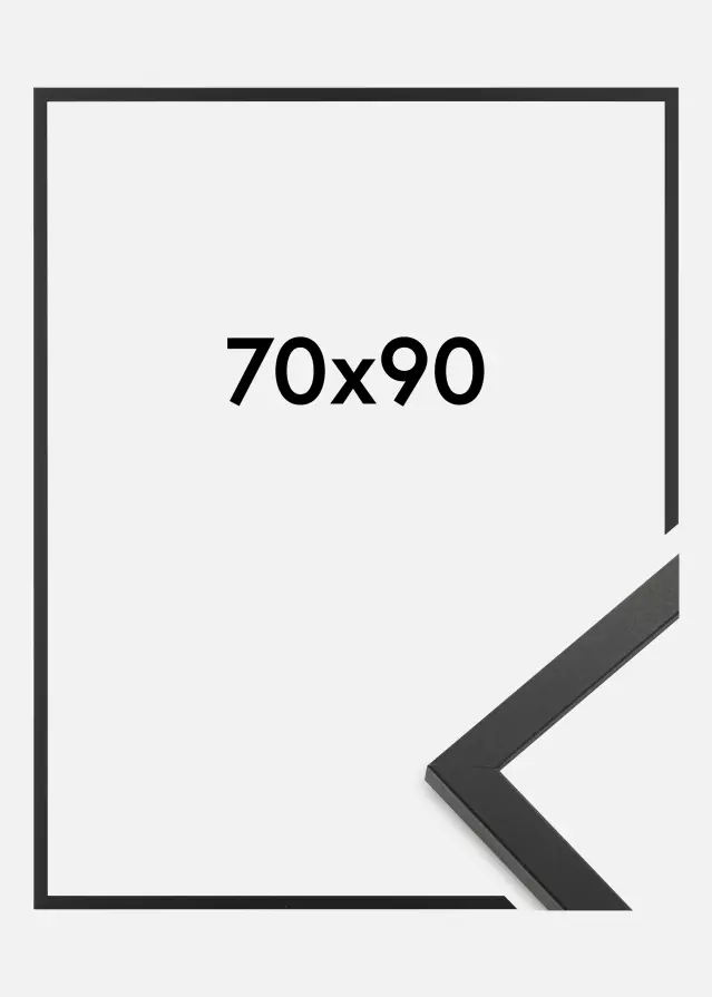 Cadre Trendy Verre Acrylique Noir 70x90 cm