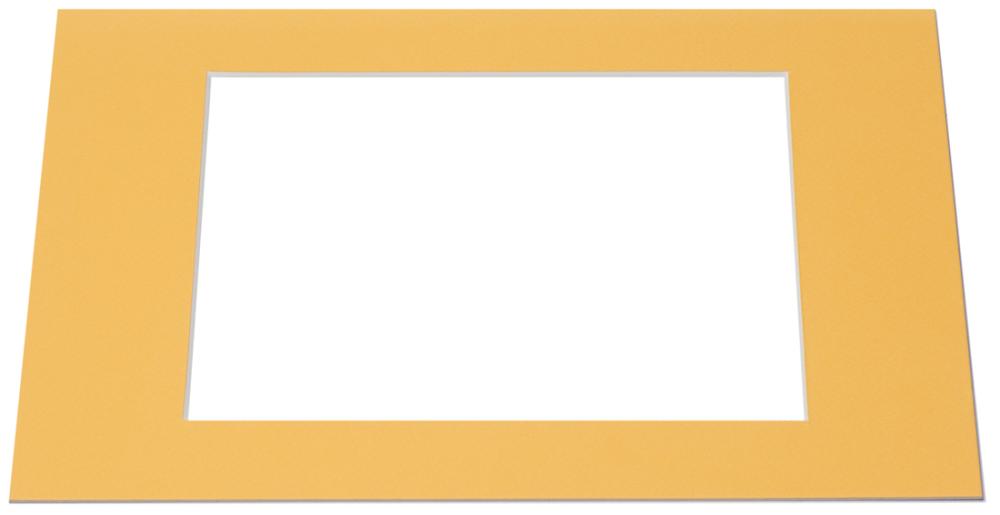 Passe-partout Jaune (noyau blanc) - Sur mesure