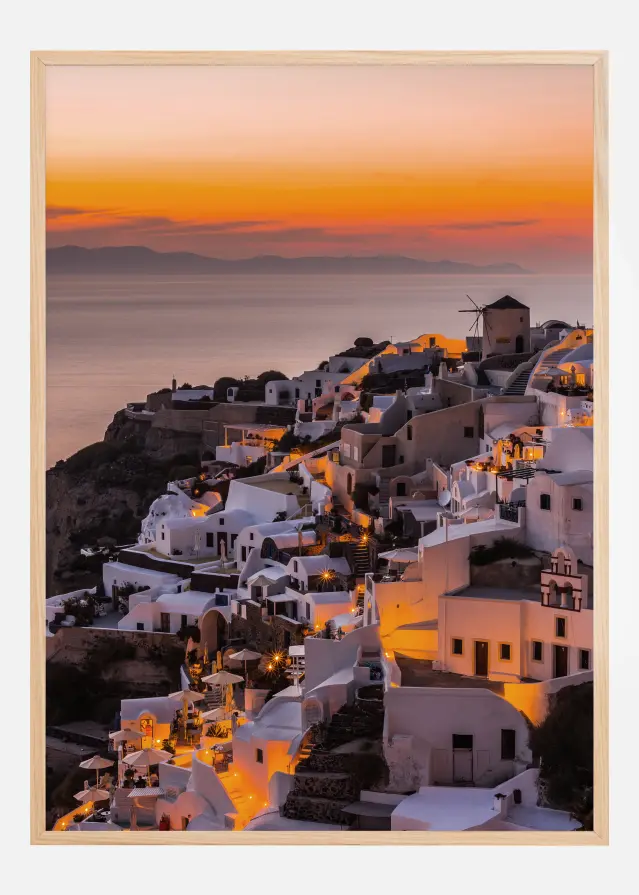 Calispera Santorini Poster