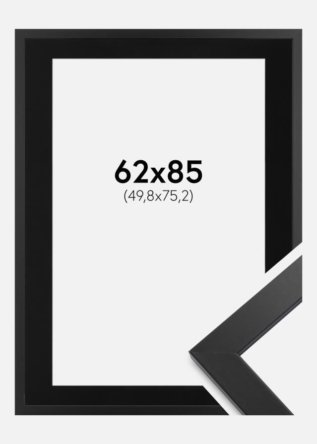 Cadre Black Wood 62x85 cm - Passe-partout Noir 20x30 pouces