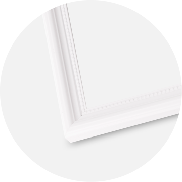 Cadre Gala Blanc 13x18 cm - Passe-partout Blanc 10x12 cm