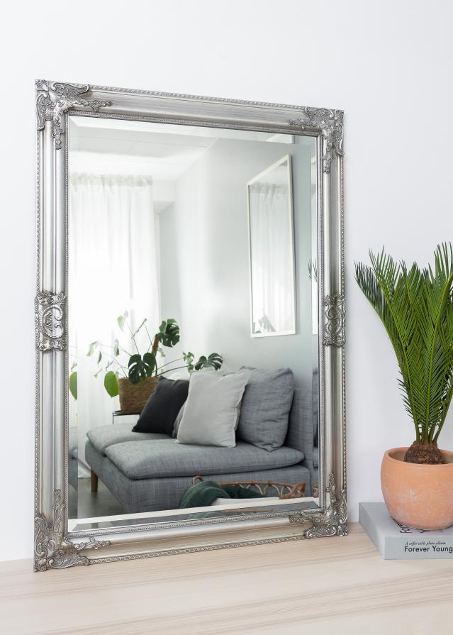 Miroir Bologna Argent 72x102 cm