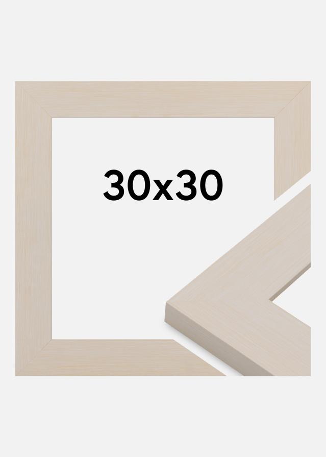 Cadre Pembrokeshire Verre Acrylique Blanc 30x30 cm