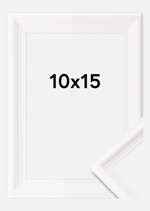 Cadre Gala Verre Acrylique Blanc 10x15 cm
