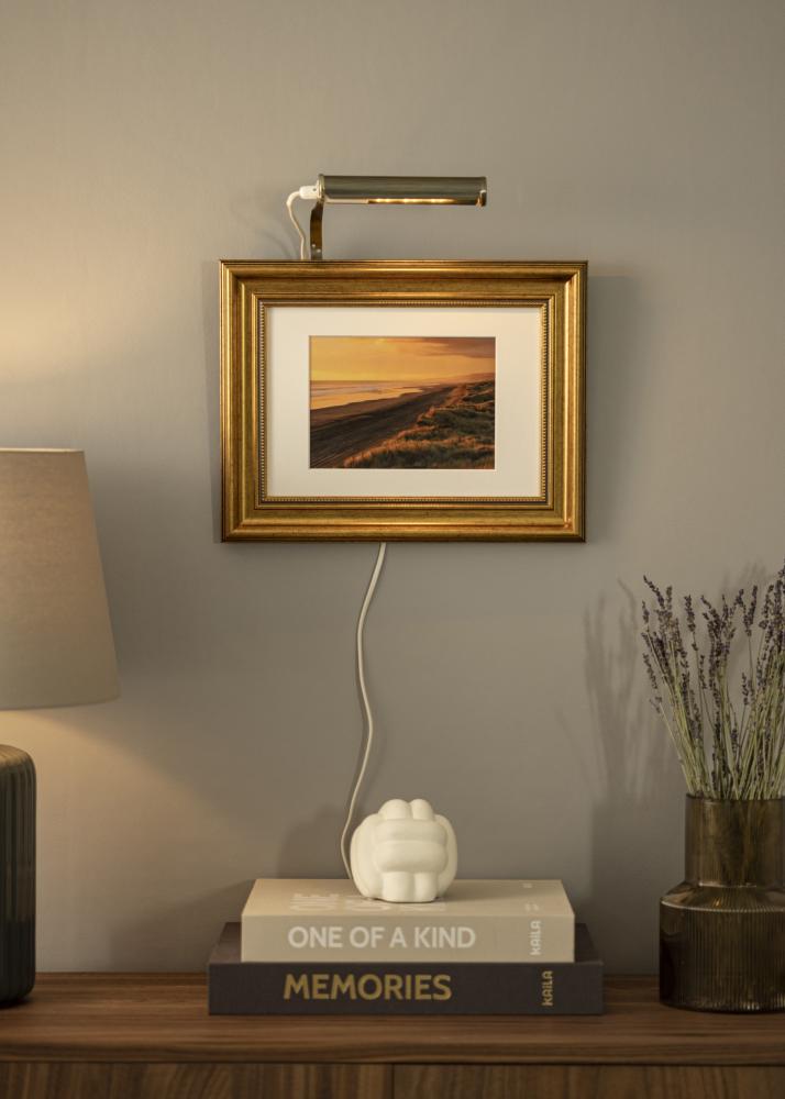 Eklunds Art 1 tavelbelysning - Antikmässing