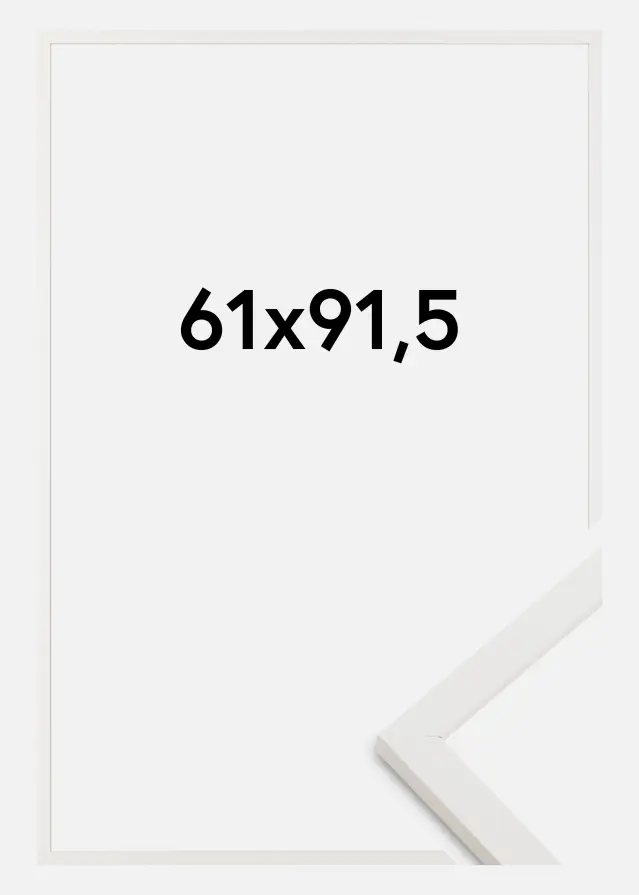 Cadre Trendy Verre Acrylique Blanc 61x91,5 cm