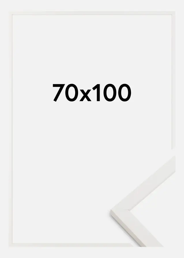 Cadre Trendy Verre Acrylique Blanc 70x100 cm