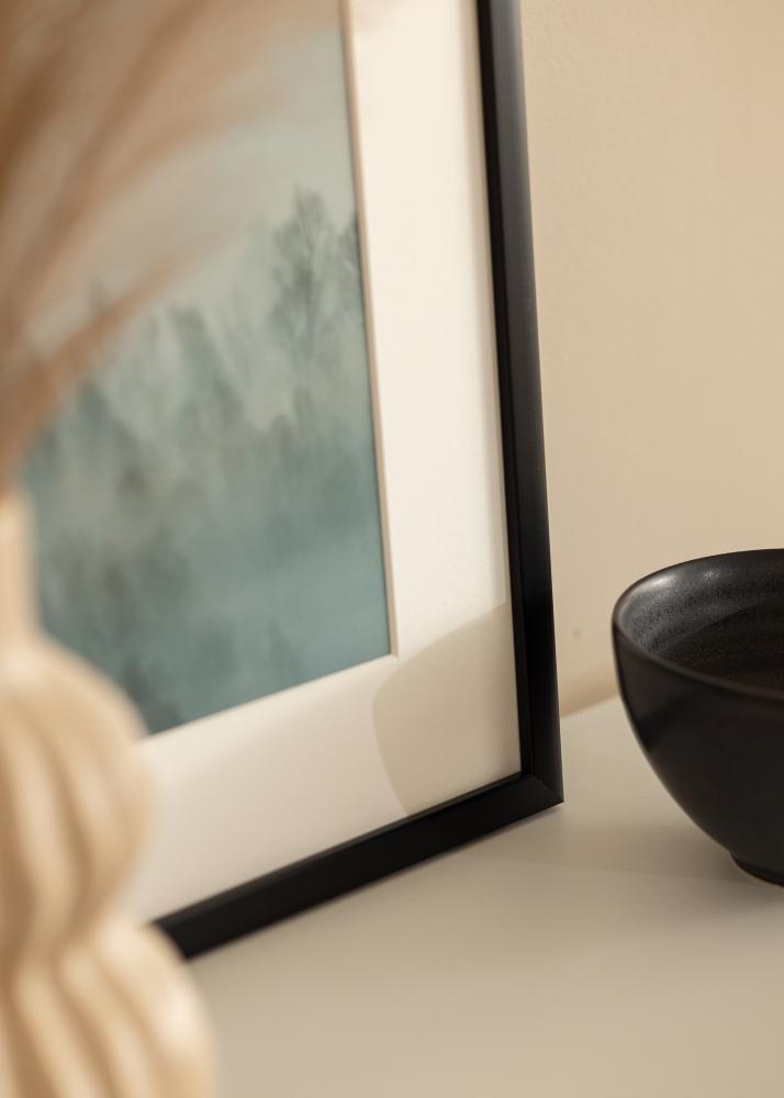 Cadre Budget Verre Acrylique Noir 50x70 cm