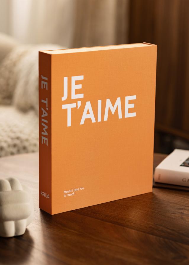 KAILA JE T'AIME - Coffee Table Photo Album (60 Pages Noires)