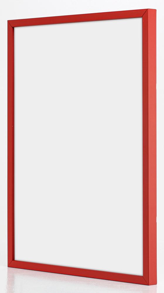 Cadre E-Line Rouge 70x100 cm - Passe-partout Blanc 59,4x84 cm