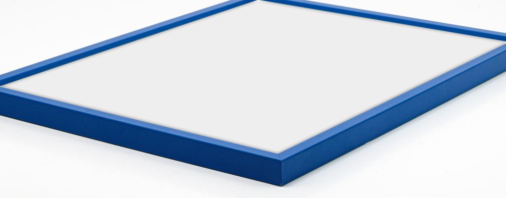 Cadre E-Line Bleu 30x40 cm - Passe-partout Blanc 20x30 cm