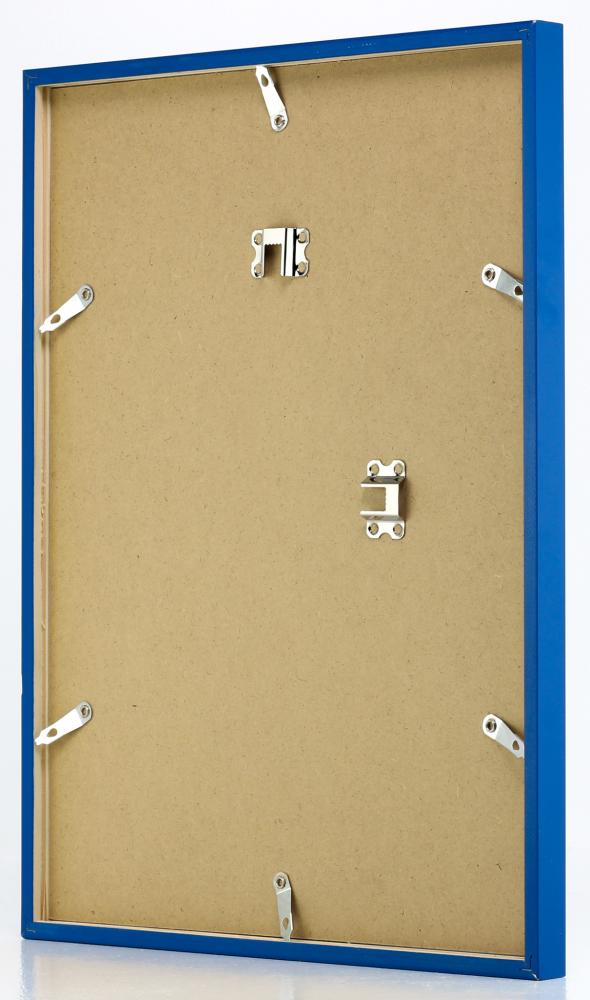 Cadre E-Line Bleu 70x100 cm - Passe-partout Blanc 62x93 cm