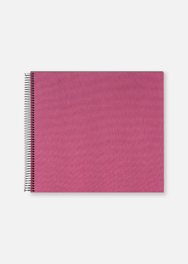 Bella Vista Album spirale Fuchsia - 35x30 cm (40 pages noires / 20 feuilles)