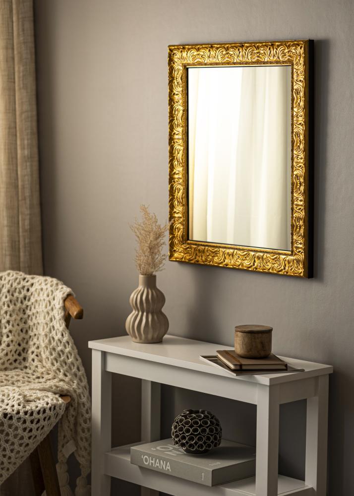 Miroir Durham Or - Sur mesure