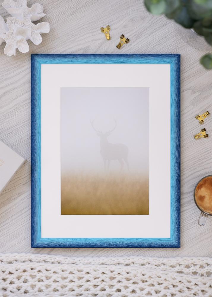 Cadre Cornwall Verre Acrylique Bleu Foncé 60x80 cm