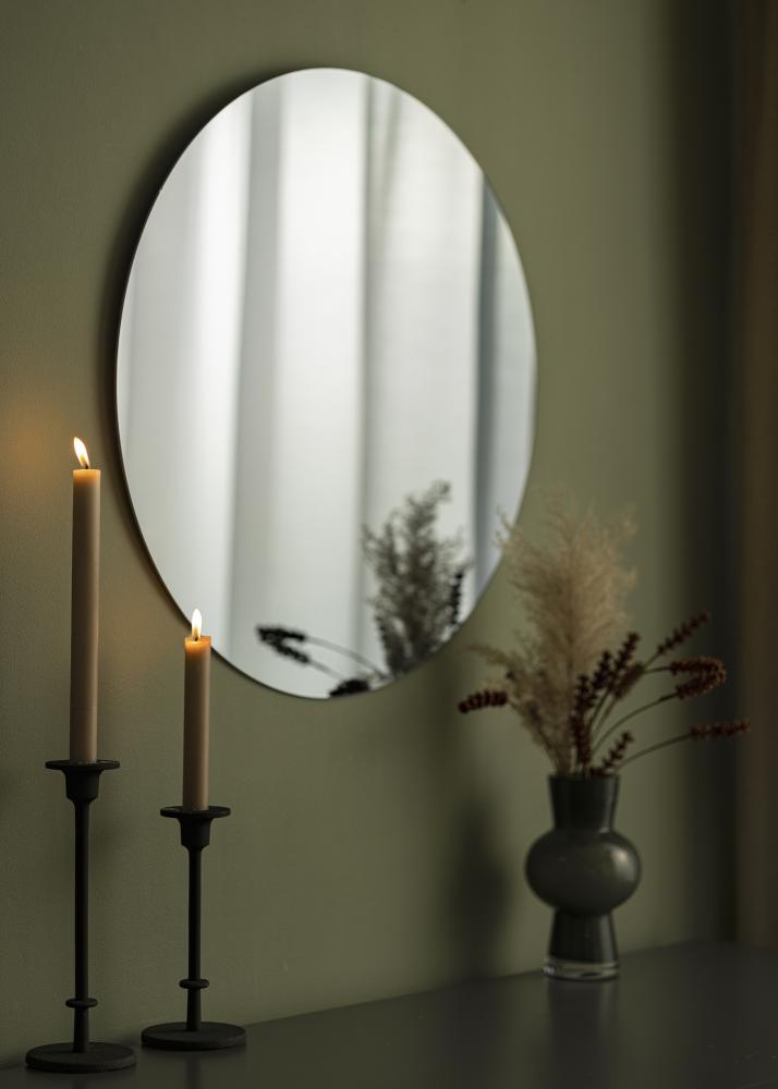 KAILA Miroir rond Smoked Grey diamètre 60 cm