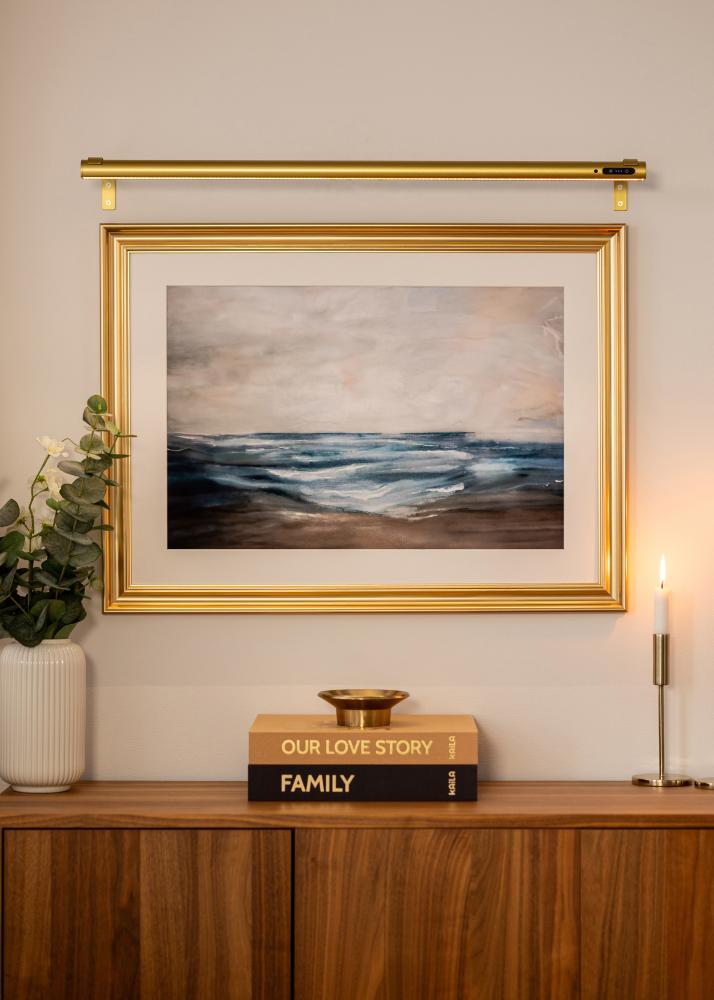 KAILA Brilliance Éclairage de Tableaux à Piles 80 cm - Or