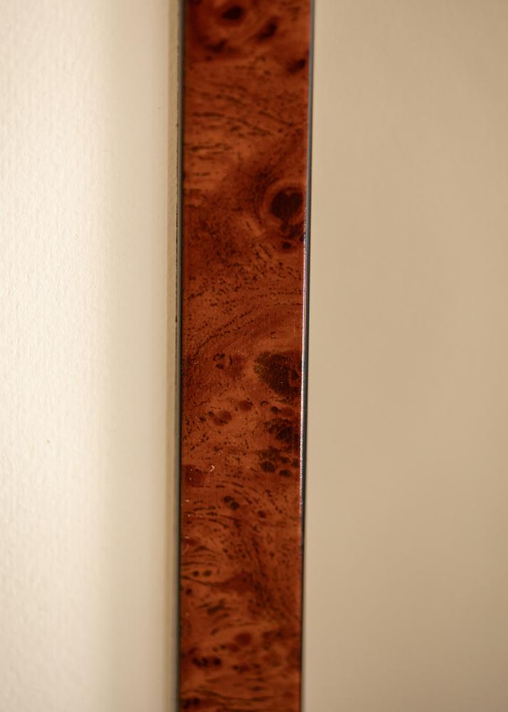 Cadre Hermes Verre acrylique Burr Walnut 20x30 cm