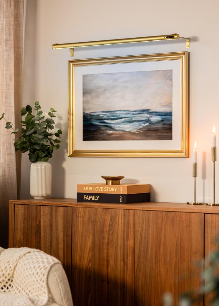 KAILA Brilliance Éclairage de Tableaux à Piles 80 cm - Or