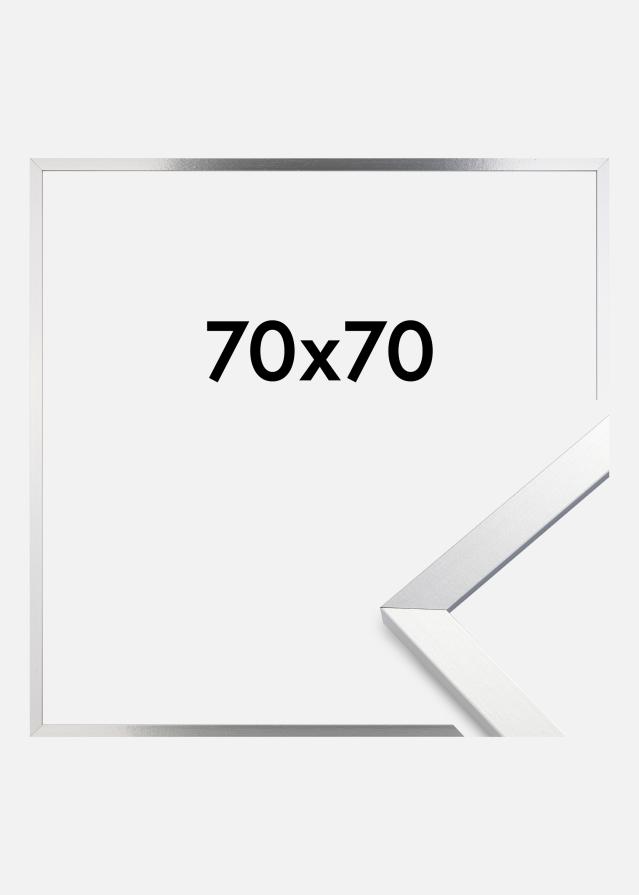 Cadre Trendy Verre Acrylique Argent 70x70 cm