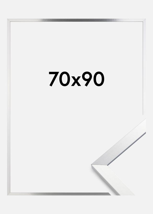 Cadre Trendy Verre Acrylique Argent 70x90 cm