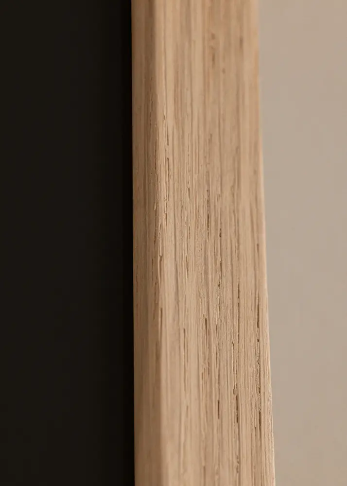 Cadre Oak Wood 35x50 cm - Passe-partout Noir 24x30 cm