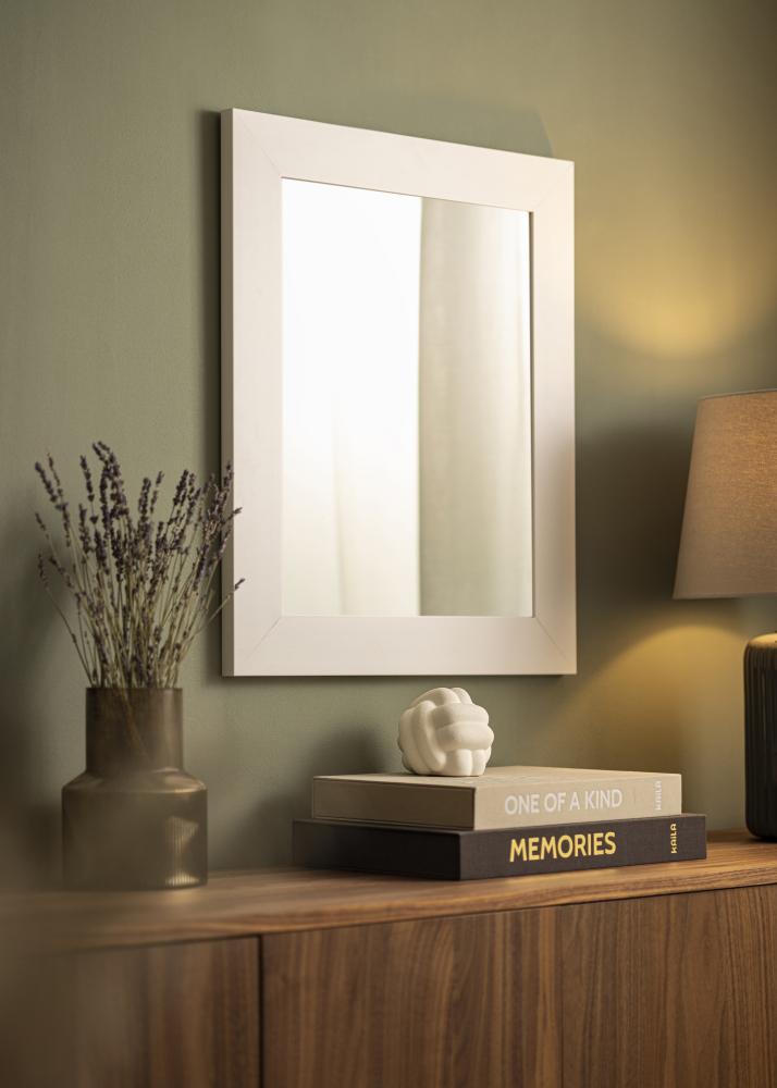 Miroir Dover Blanc - Sur mesure