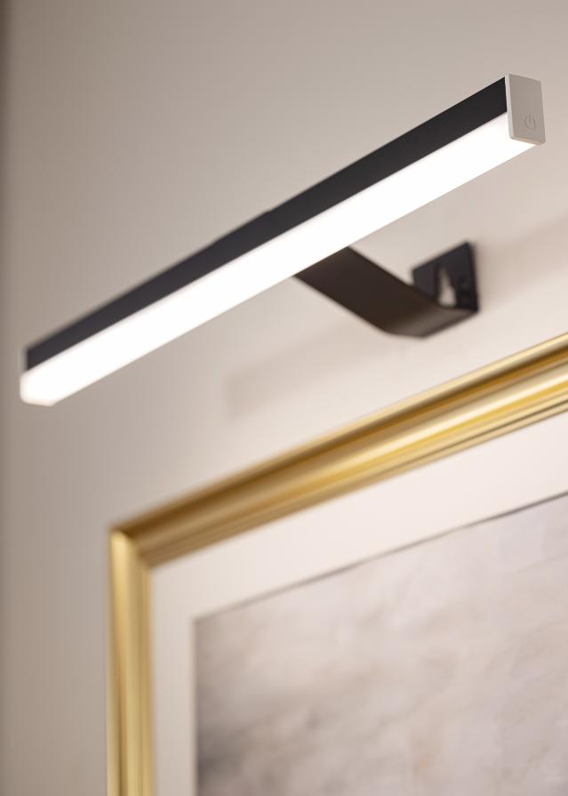 KAILA Radiate Cadre lumineux à piles 55 cm - Noir