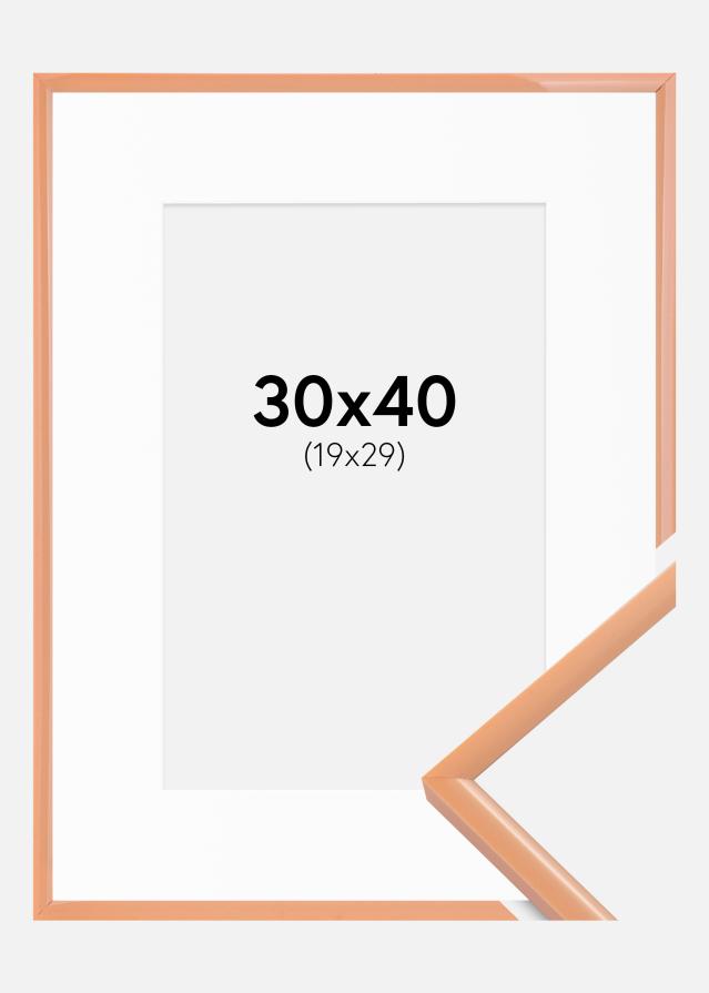 Cadre New Lifestyle Apricot 30x40 cm - Passe-partout Blanc 20x30 cm